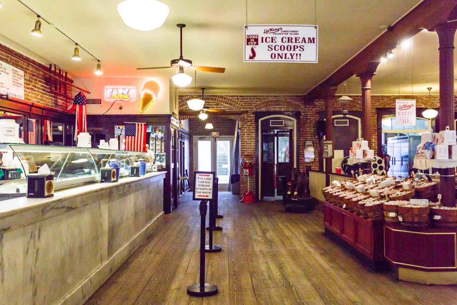 Visit Galveston on X: Step back in time at La Kings Confectionery